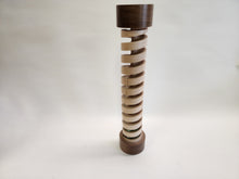 Load image into Gallery viewer, Marblelous Wooden Spiral is a handmade desktop marble wood toy.