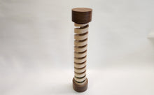 Load image into Gallery viewer, Marblelous Wooden Spiral is a handmade desktop marble wood toy.