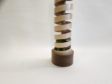 Load image into Gallery viewer, Marblelous Wooden Spiral is a handmade desktop marble wood toy.