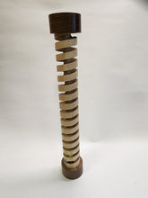 Load image into Gallery viewer, The "Long Way Around" Spiral is handmade desktop marble wood toy made from Maple.