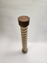 Load image into Gallery viewer, The "Long Way Around" Spiral is handmade desktop marble wood toy made from Maple.