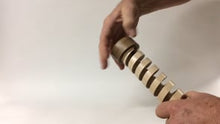 Load and play video in Gallery viewer, Marblelous Wooden Spiral is a handmade desktop marble wood toy.