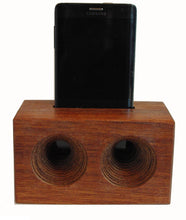 Load image into Gallery viewer, Mega AMP a wooden cell phone amplifier. Works without electricity.