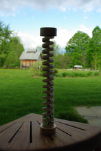 Load image into Gallery viewer, The "Long Way Around" Spiral is handmade desktop marble wood toy made from Maple.