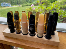 Load image into Gallery viewer, Saxophone Mouthpiece Stand- three styles: please select style