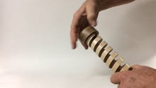 Load and play video in Gallery viewer, Marblelous Wooden Spiral is a handmade desktop marble wood toy.
