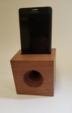 Load image into Gallery viewer, Phone AMP a hand made all wooden speaker for your cell phone Perfect for camping, picnics
