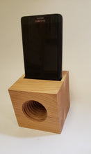 Load image into Gallery viewer, Phone AMP a hand made all wooden speaker for your cell phone Perfect for camping, picnics
