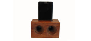 Mega AMP a wooden cell phone amplifier. Works without electricity.