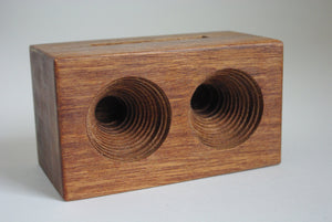 Mega AMP a wooden cell phone amplifier. Works without electricity.