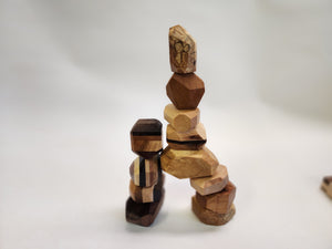 Stacking Wooden Stones